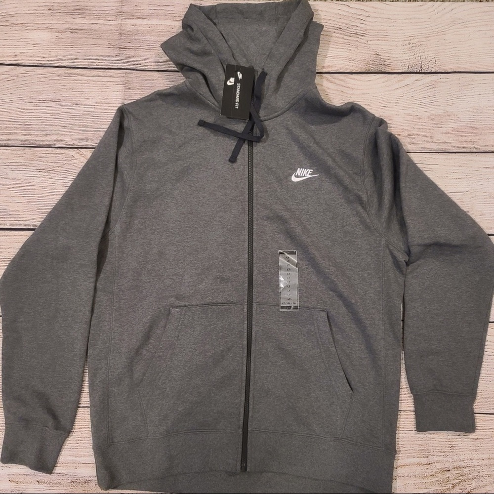 Nike Mens Sportswear Club Fleece Mens Full Zip Hoodie